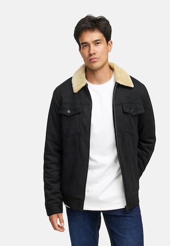 INDICODE JEANS Tussenjas 'INWoodleys' in Zwart: voorkant