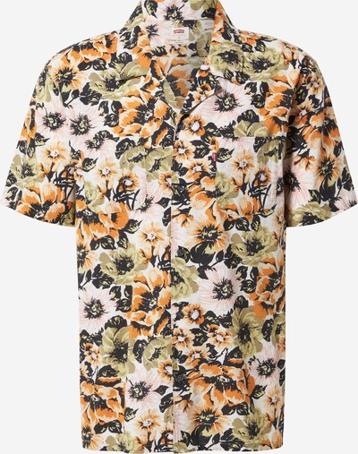 LEVI'S Button Up Shirt 'Camper' in Cognac / Khaki / Pink / Black / White, Item view