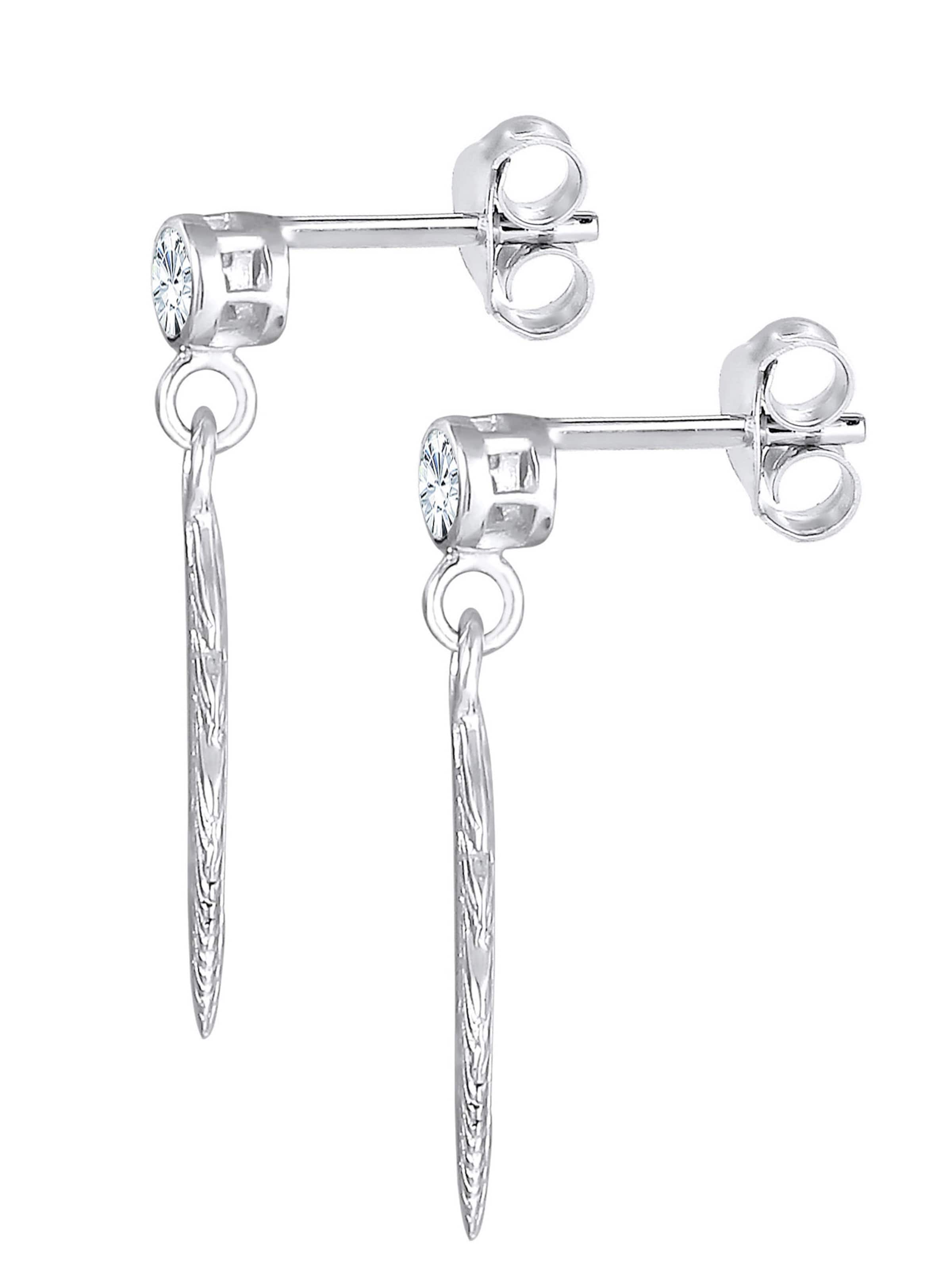 ELLI Uhani 'Boho' | srebrna barva