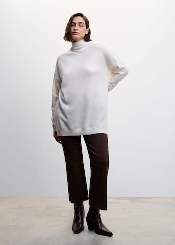 MANGO Sweater in Beige