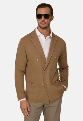 Boggi Milano Regular fit Colbert in Bruin: voorkant