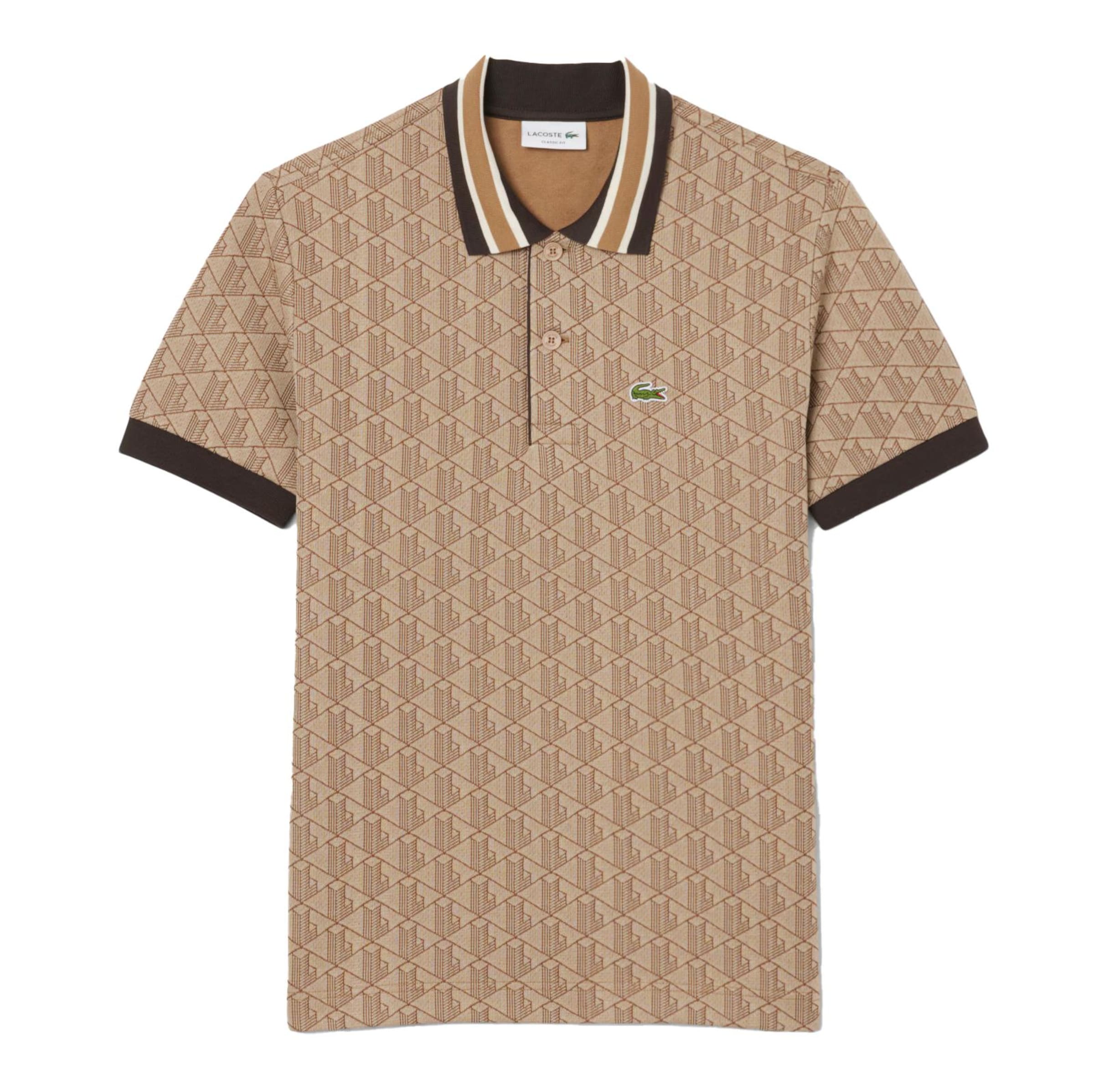 LACOSTE Bluser & t-shirts 'Monogramm' i brun: forside