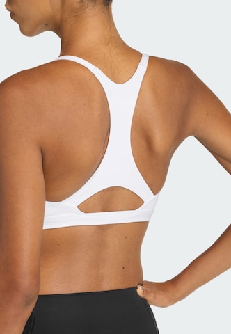 ADIDAS PERFORMANCE Bustier Sport bh 'Opt Ess' in Wit