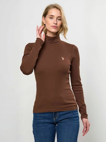 U.S. POLO ASSN. Top ' UWKarla ' – hnědá