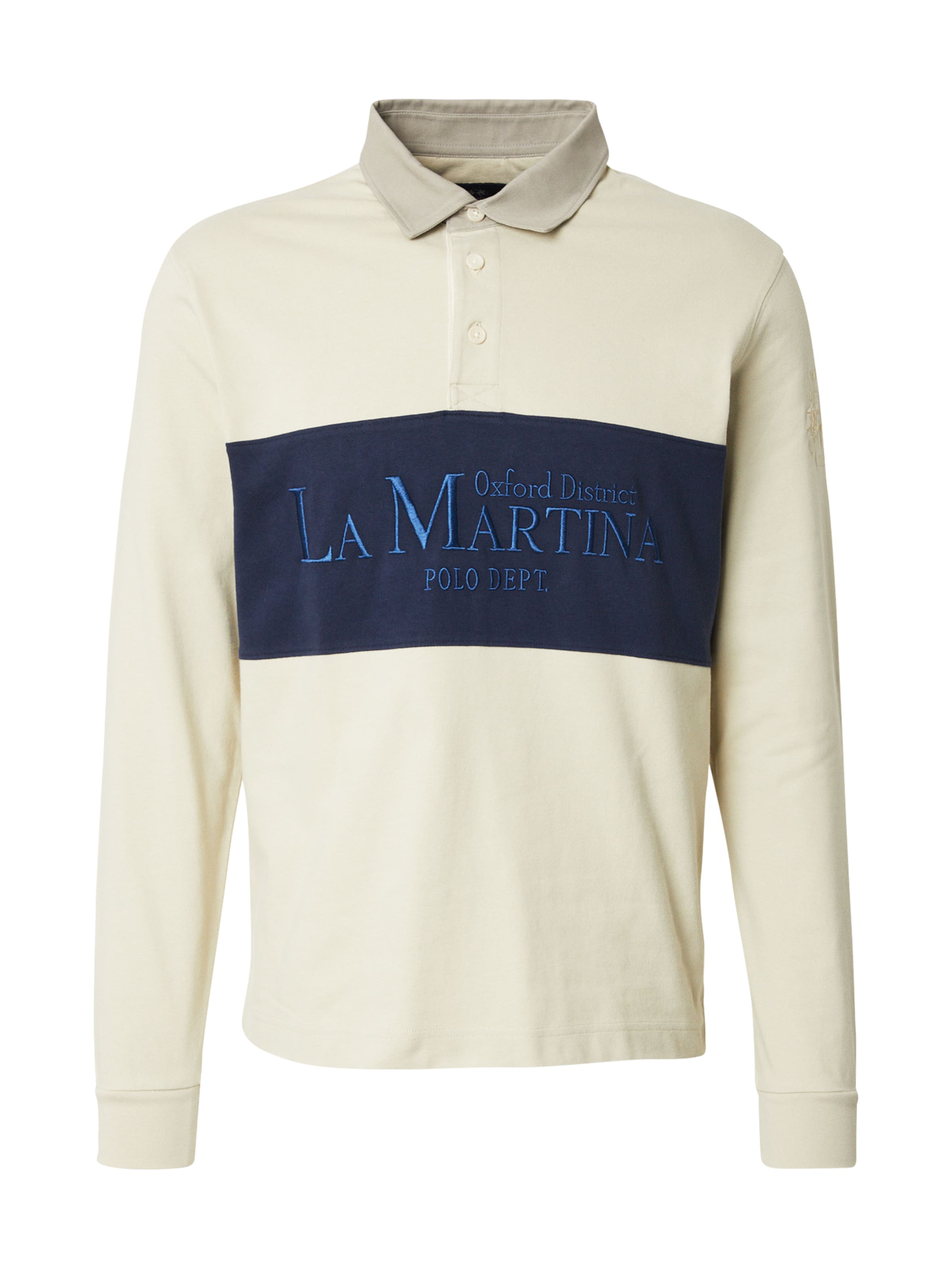 La Martina Μπλουζάκι σε λευκό: μπροστά