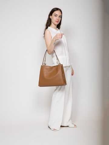 Borsa a mano 'Christina Large Triple Gusset Shoulder Tote' di Michael Kors in marrone