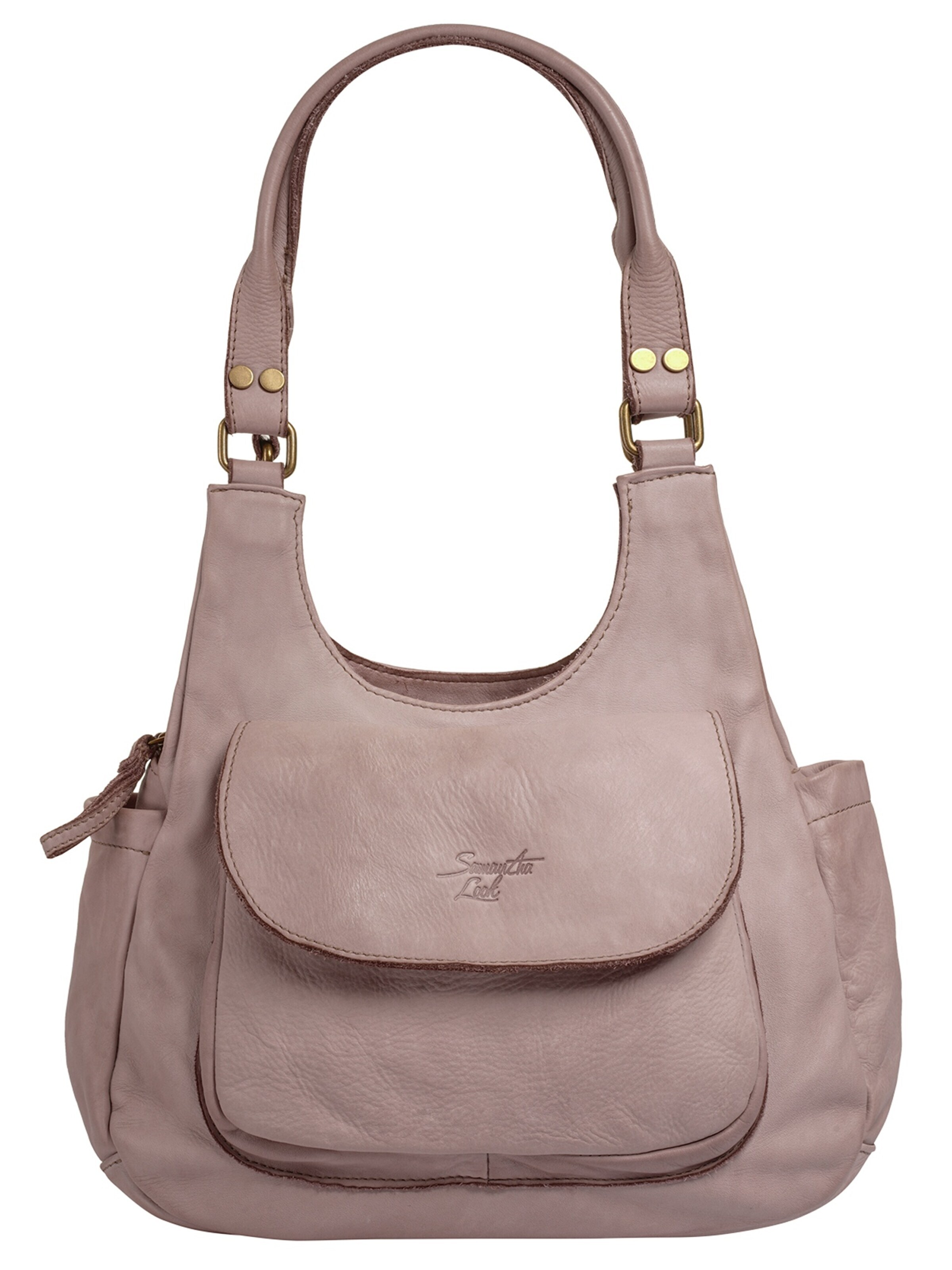 Samantha Look Crossbody Bag in Pink: front