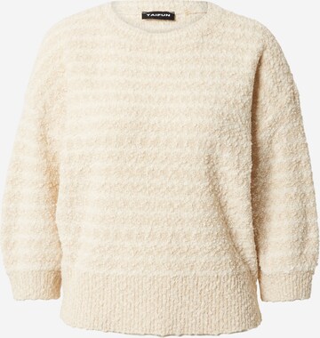 Pullover di TAIFUN in beige: frontale