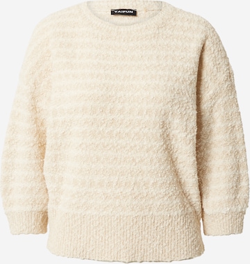 TAIFUN Sweater in Beige: front