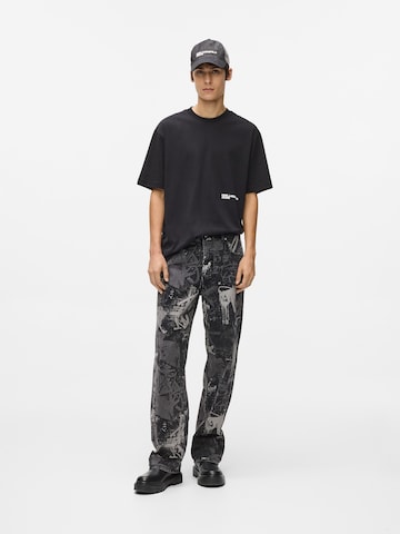 KARL LAGERFELD JEANS Loosefit Jeans in Zwart