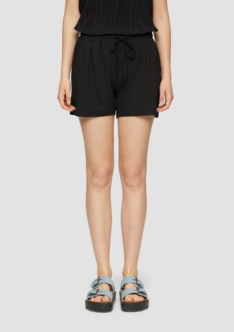 regular Pantaloni di QS in nero: frontale