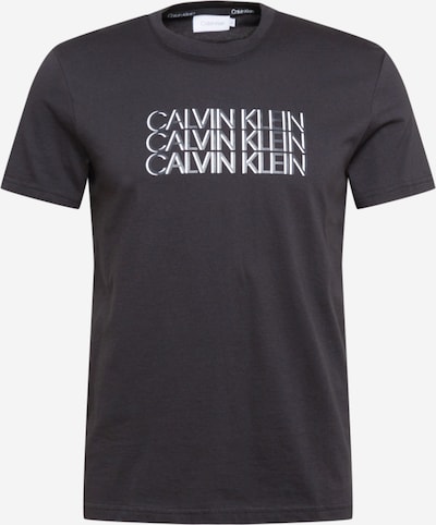 Tricou Calvin Klein pe gri închis / negru / alb, Vizualizare produs
