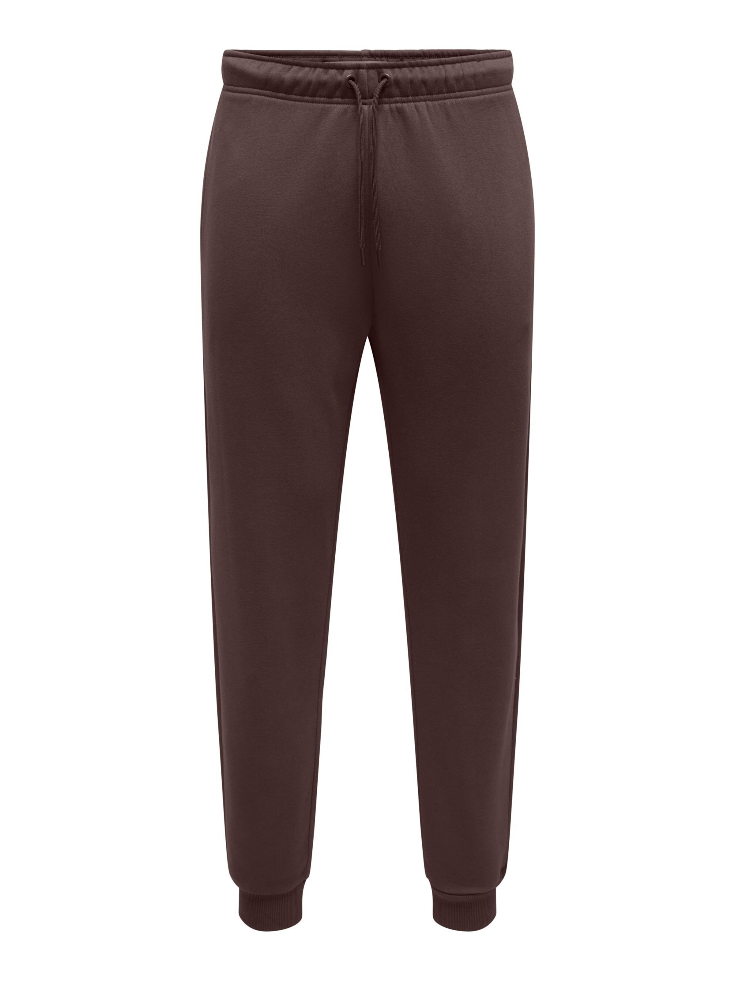 Pantalon 'ONSCeres' Only & Sons en marron : devant