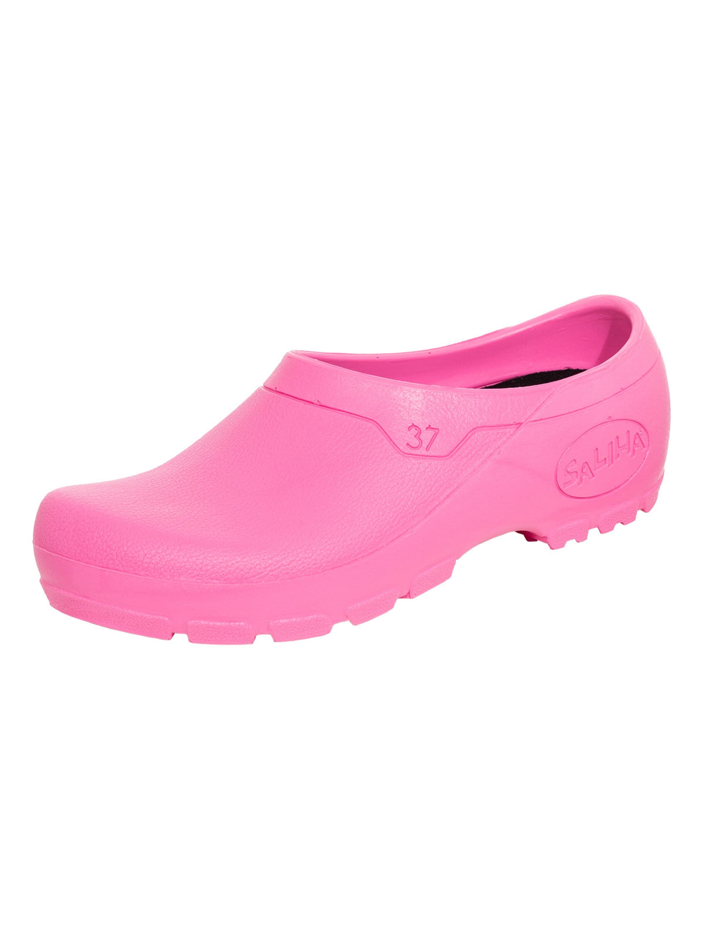 SALIHA Clogs in Pink: front