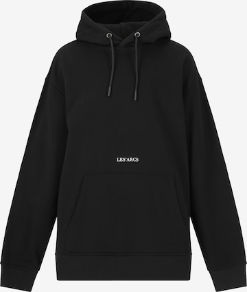 Les'Arcs Sweatshirt 'Roibin' in Black: front