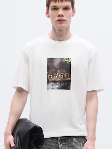HUGO T-Shirt 'Doreston' in Weiß