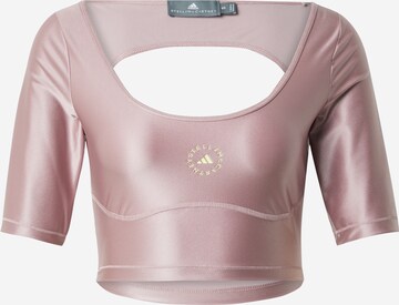 T-shirt fonctionnel ADIDAS BY STELLA MCCARTNEY en rose : devant