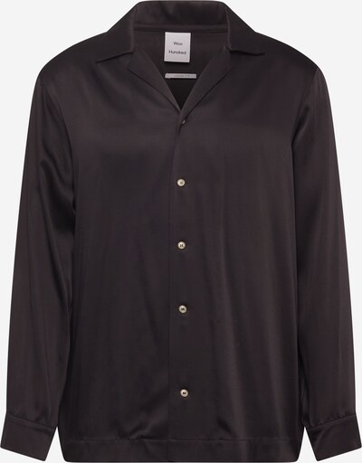 Won Hundred Overhemd 'Enzo' in de kleur Zwart, Productweergave