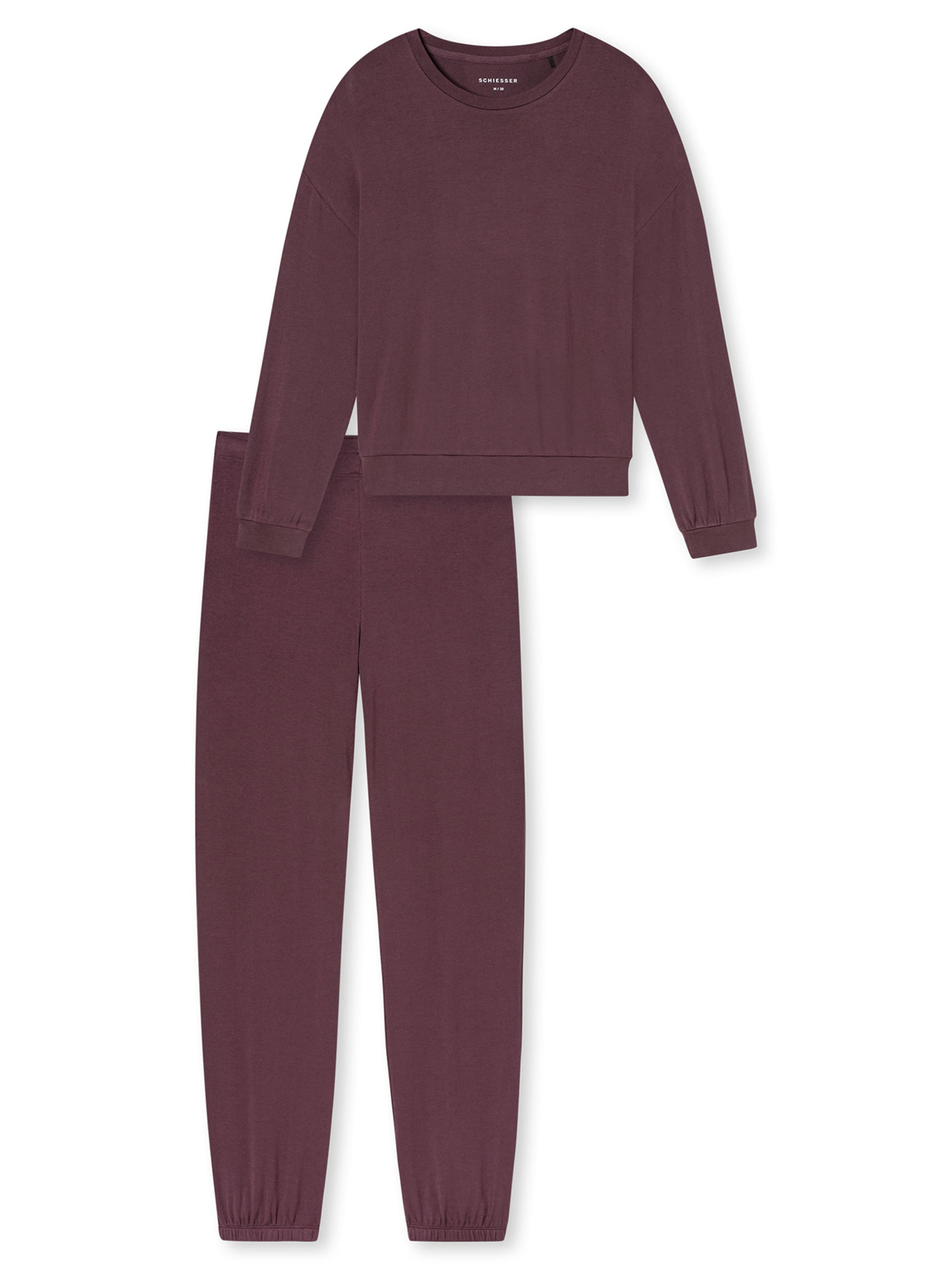 Pyjama ' Casual Feel ' SCHIESSER en marron : devant