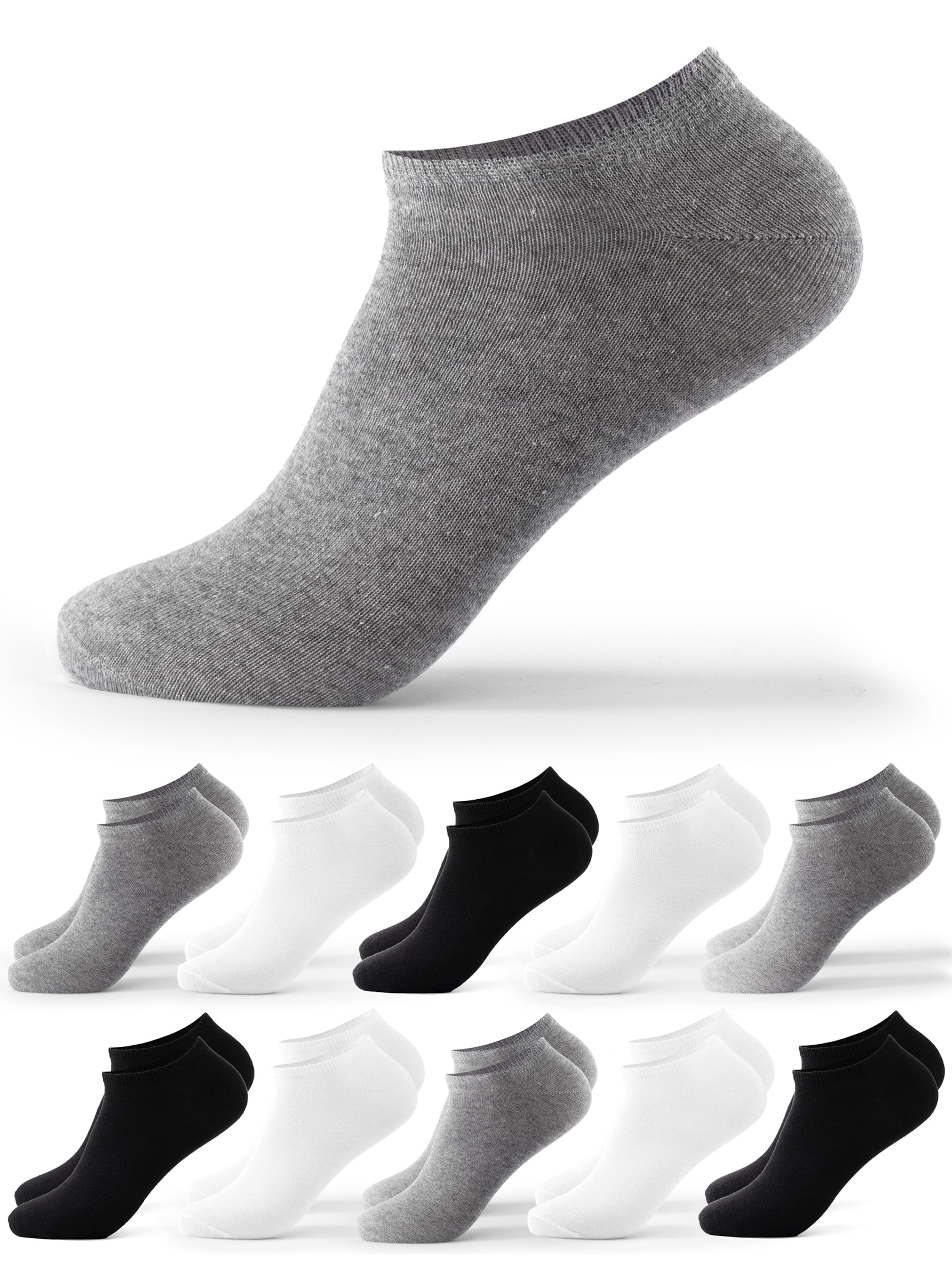 Occulto Ankle Socks 'Alexa' in Grey: front