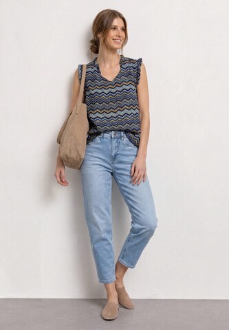 STREET ONE Bluse in Blau