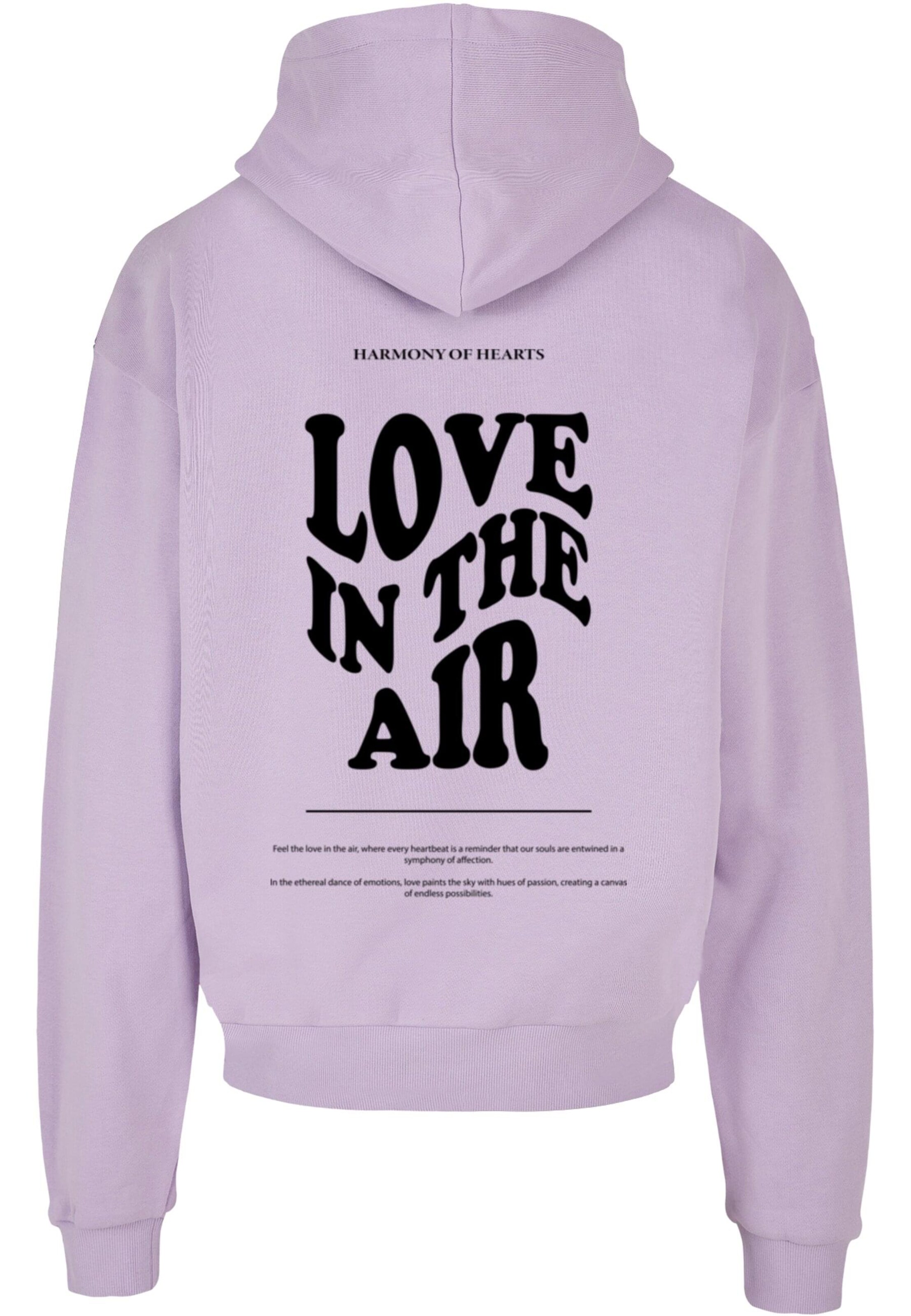 Merchcode Mikina 'Love In The Air' – fialová