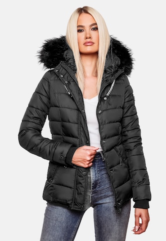 NAVAHOO Winter Jacket 'Zuckerbiene' in Black