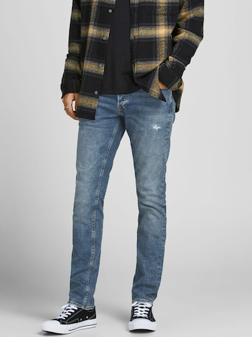 JACK & JONES - Slimfit Vaquero 'Glenn' en azul: frente