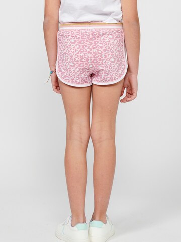 KOROSHI Regular Trousers in Pink