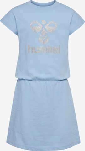 Hummel Jurk 'FLOWY' in Blauw: voorkant