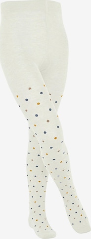 FALKE Tights 'Multidot' in White: front