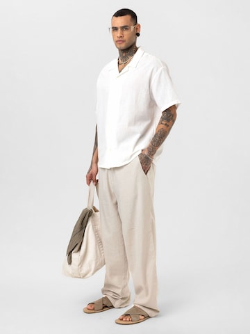 Dandalo Comfort fit Button Up Shirt 'Damian' in Beige