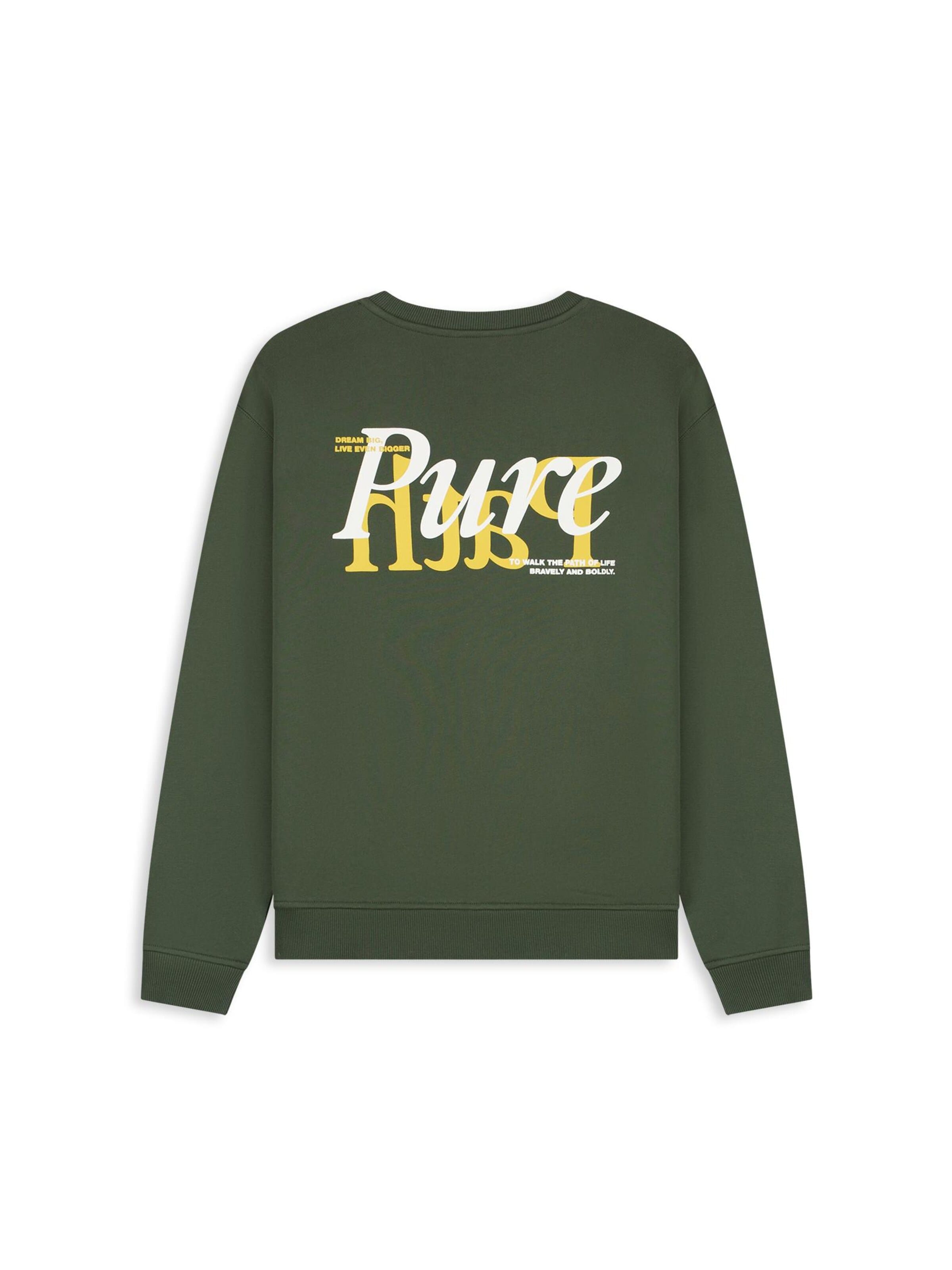 Sweat-shirt Pure Path en vert