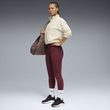 PUMA Skinny Sporthose in Rot