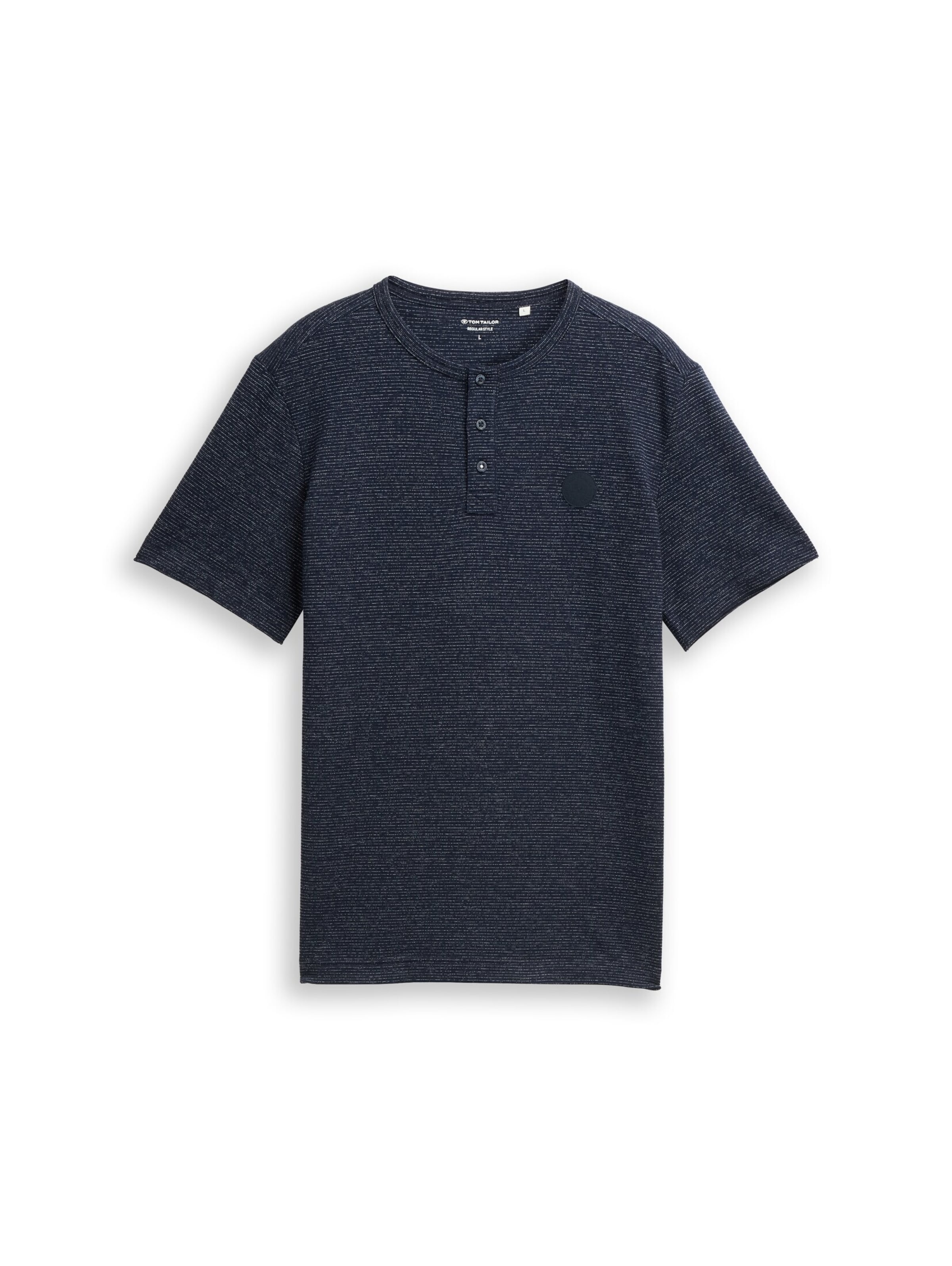 TOM TAILOR Shirt in Blauw: voorkant