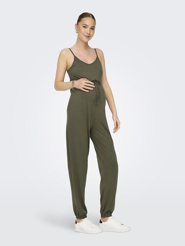 Only Maternity Jumpsuit 'OLMIma' in Groen: voorkant