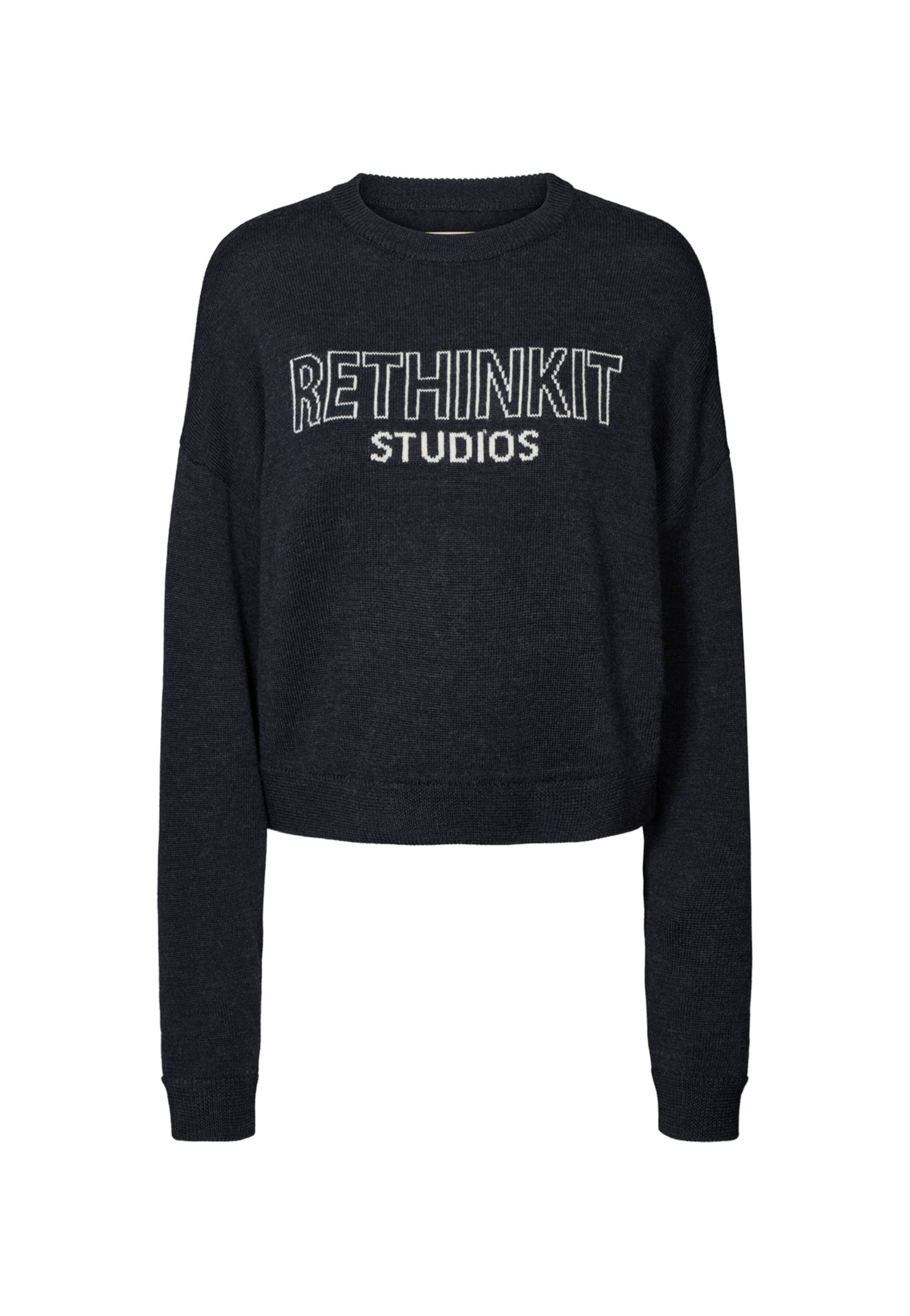 Pull-over 'Keep Me' rethinkit studios en bleu : devant