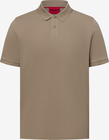 HUGO Shirt 'Donos' in Bruin: voorkant