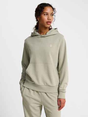 Hummel Sportief sweatshirt 'Pulse' in Groen: voorkant