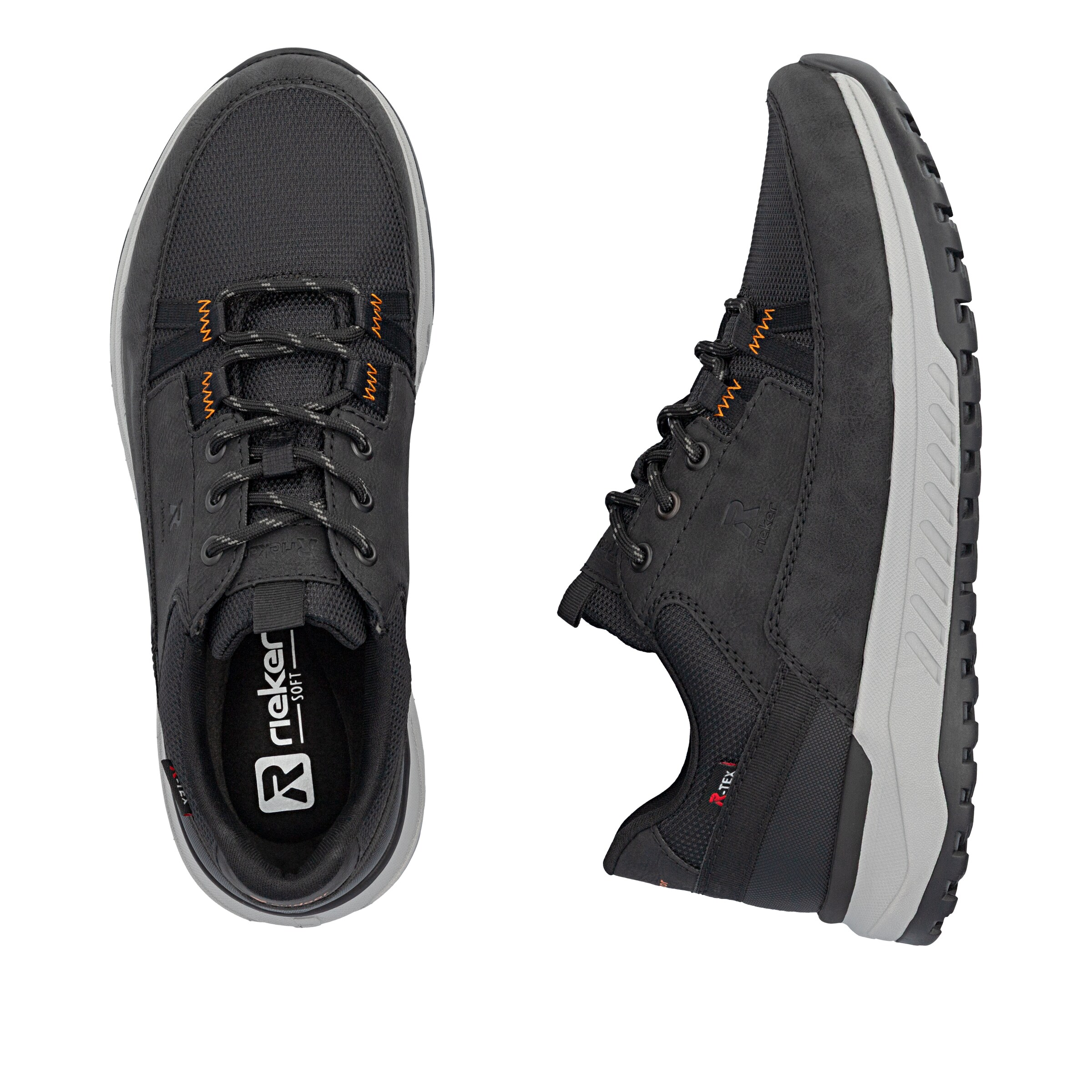 Baskets basses Rieker en noir