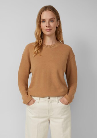 Sweat-shirt s.Oliver en marron : devant