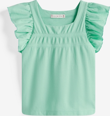 TOMMY HILFIGER Top in Green: front
