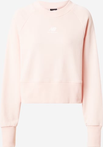 new balance - Sweatshirt de desporto em rosa: frente