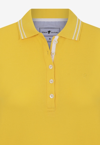 DENIM CULTURE - Camisa 'Mariana' em amarelo