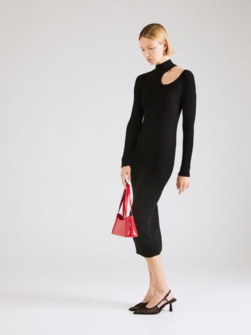 HUGO Knit dress 'Sedennie' in Black