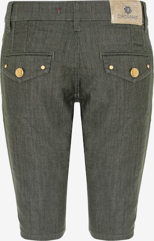 CIPO & BAXX Slimfit Broek in Groen