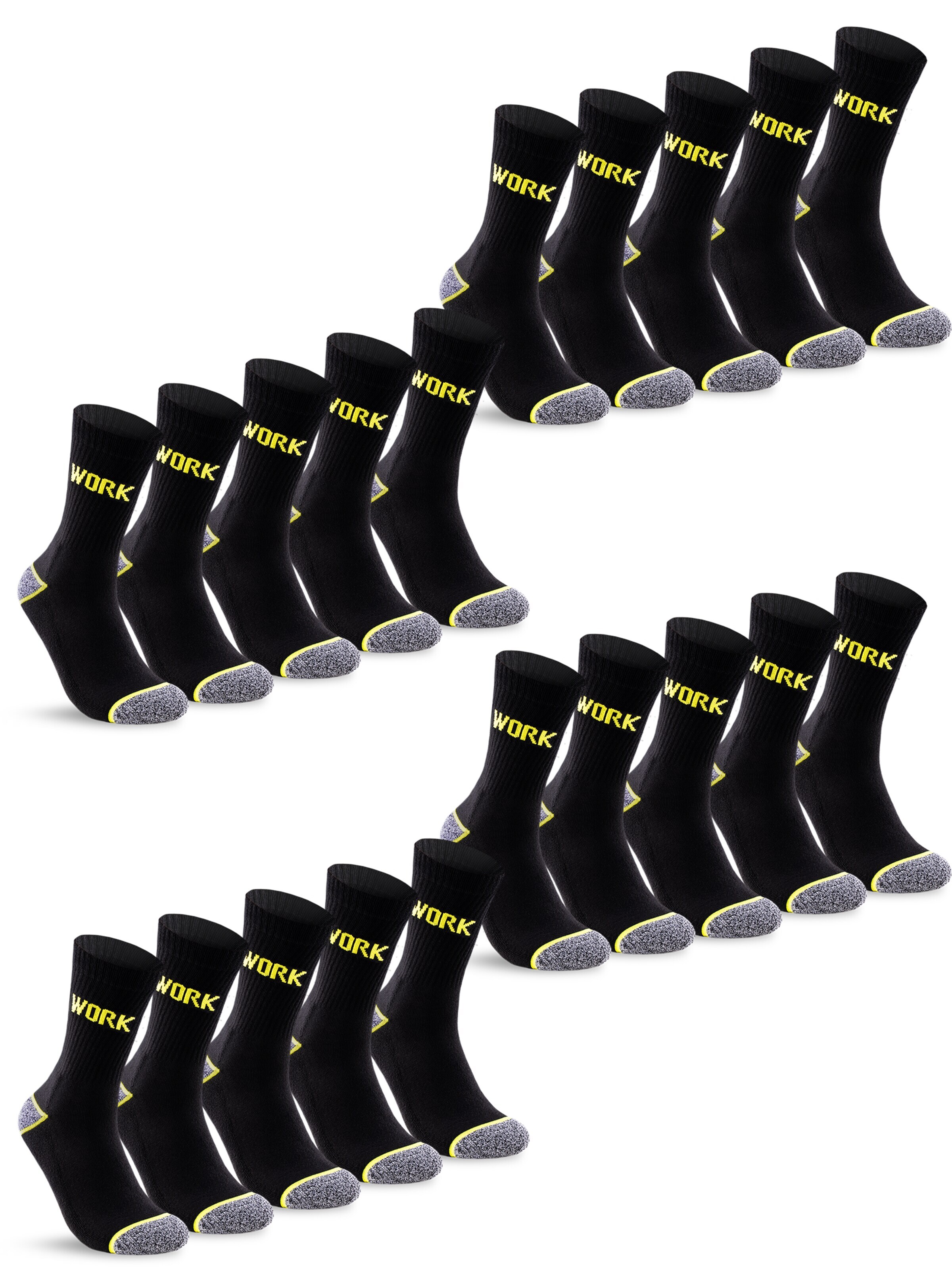 sockenkauf24 Socks 'WORK Socken' in Grey