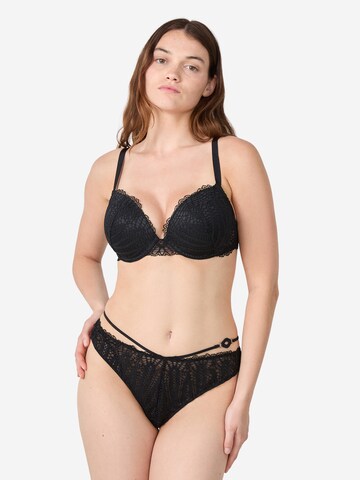 ETAM T-Shirt BH 'Gamme' in Schwarz: Vorderseite