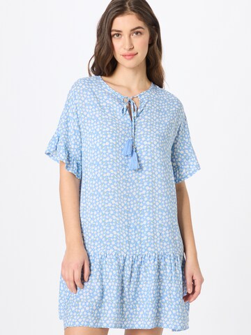 Sublevel Shirt Dress in Blue: front