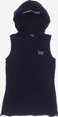 EA7 Emporio Armani Sweatshirt & Zip-Up Hoodie in XS in Black: front